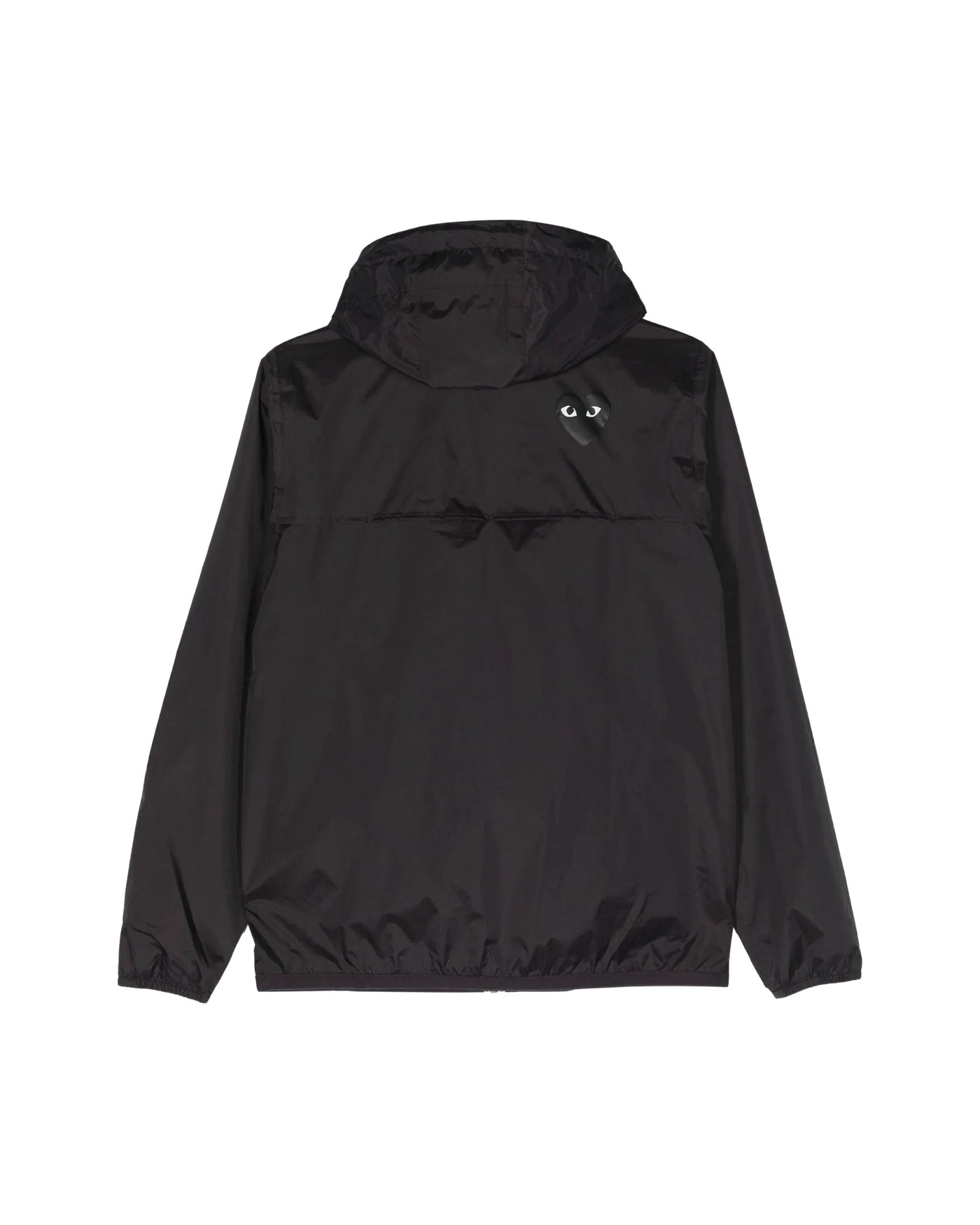 Coupe-vent Comme des Garçons Play x K-Way noir emblem badge dos