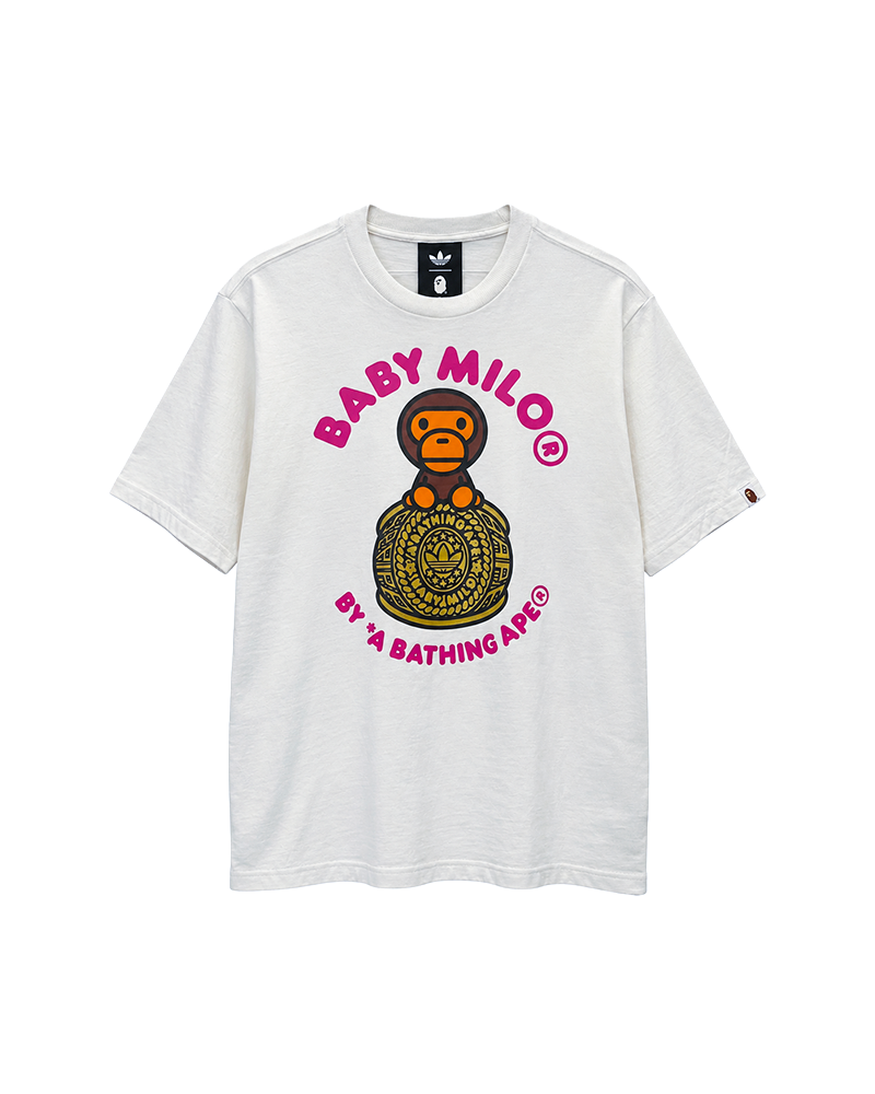 BABY MILO TEE BAPE WHITE