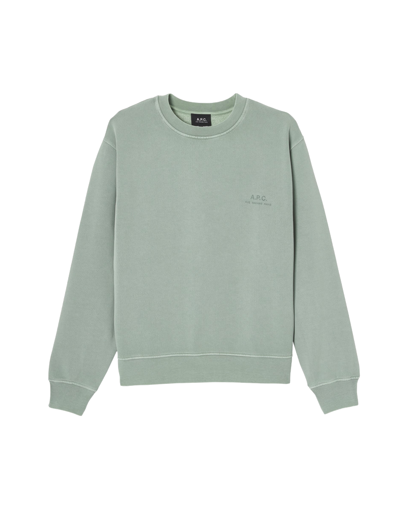 SWEATSHIRT FERNANDO VERT GRISE
