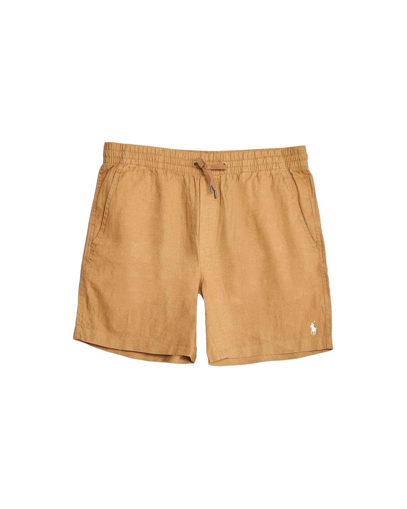 SHORT LINEN CAFE TAN