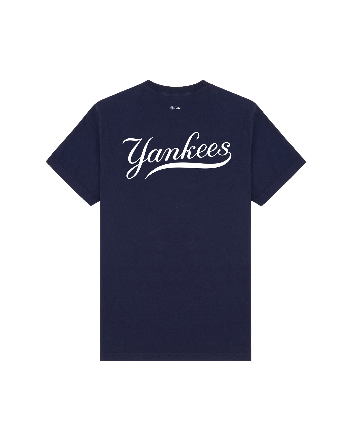 T-shirt Sporty & Rich x Yankees manches courtes bleu marine inscription dos