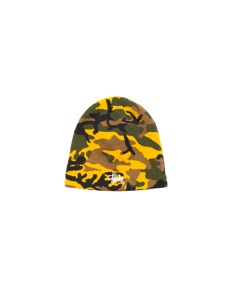 BASIC JACQUARD SKULLCAP YELLOW CAMO