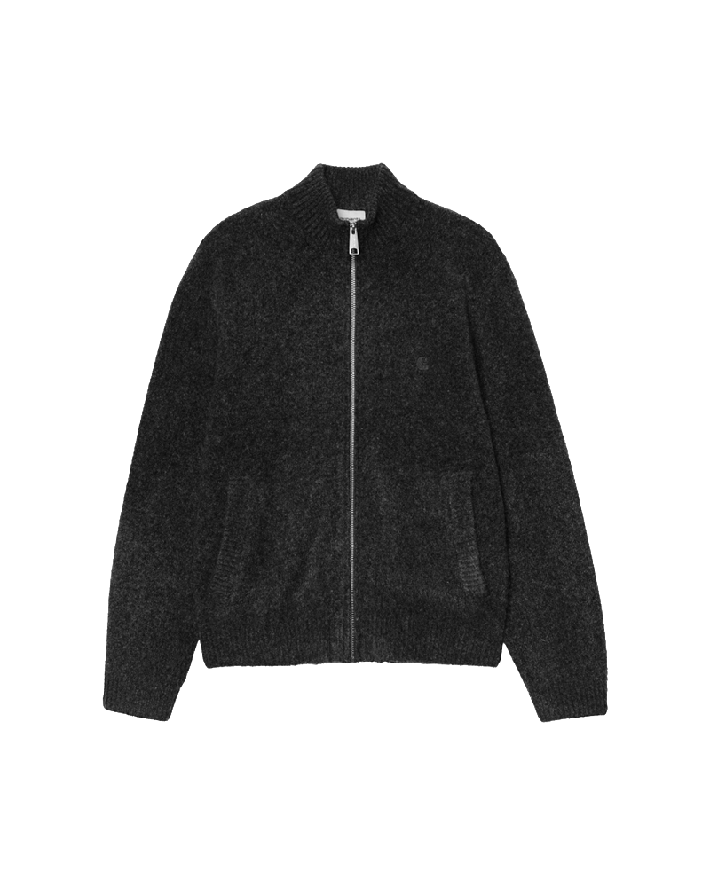 CURTIS SWEATER JACKET TANGLED BLACK