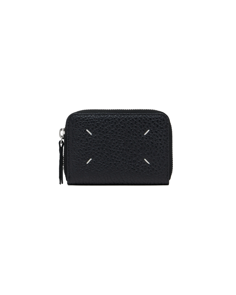 COIN HOLDER ZIP BLACK