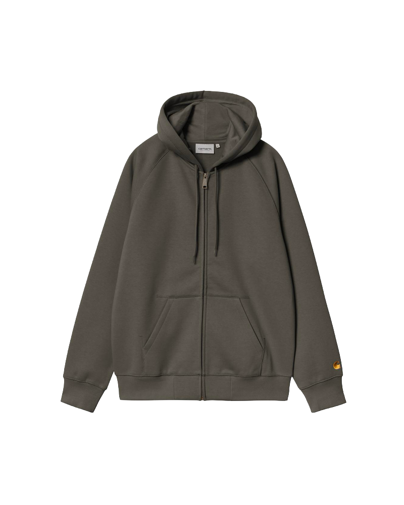 JACKET HOODED CHASE SHUNGITE GOLD