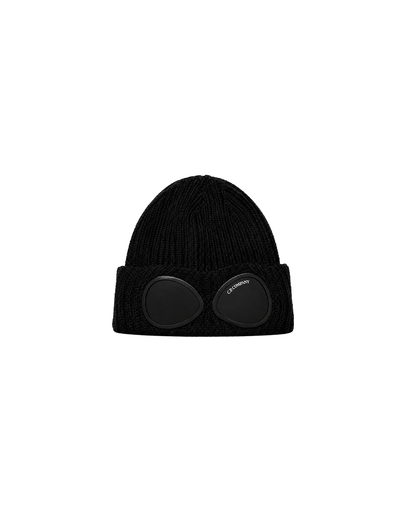Bonnet C.P. Company coloris Black — vue de face