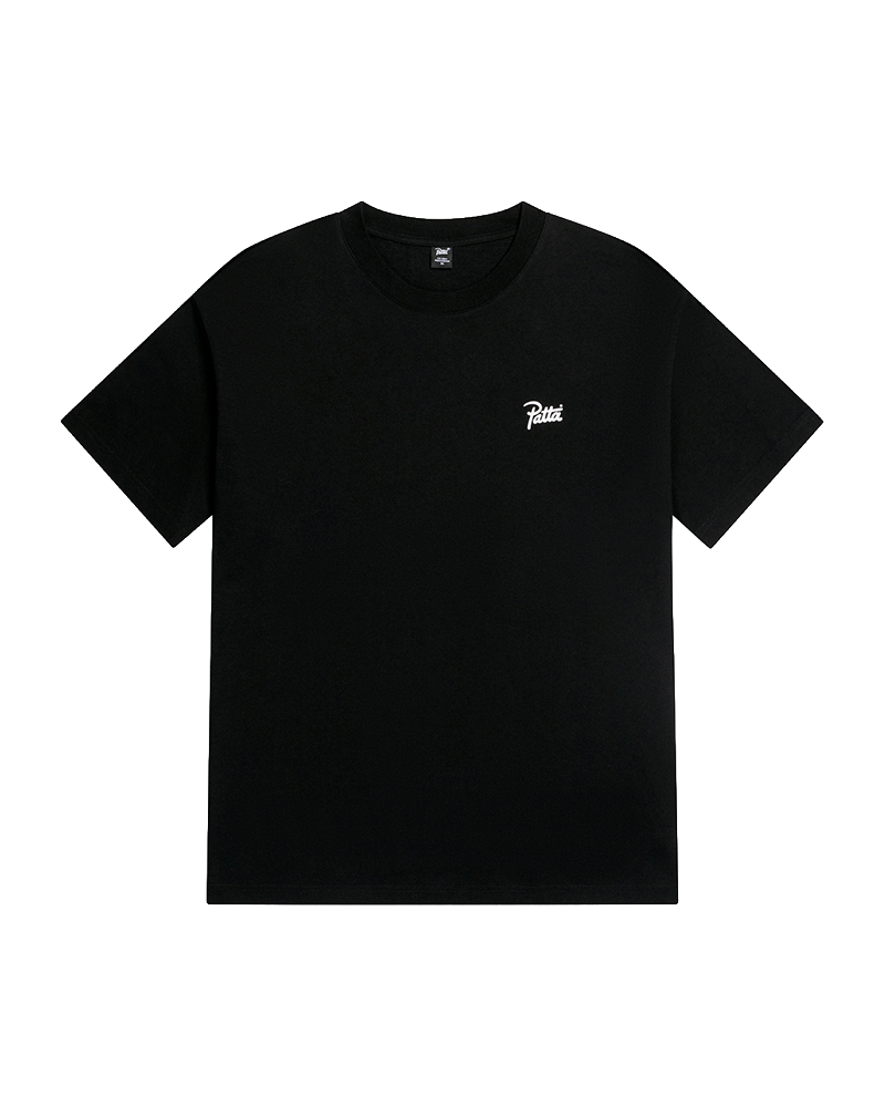 TSHIRT SCRIPT LOGO BLACK