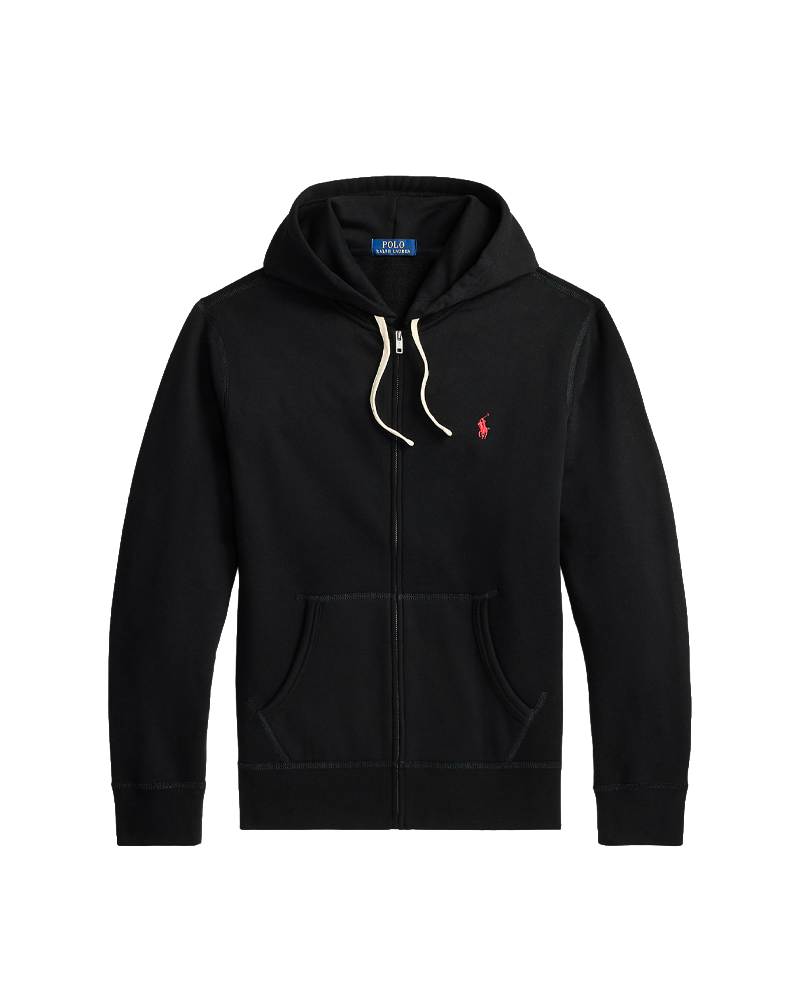 LSFZHOODM6-LONG SLEEVE-KNIT POLO BLACK