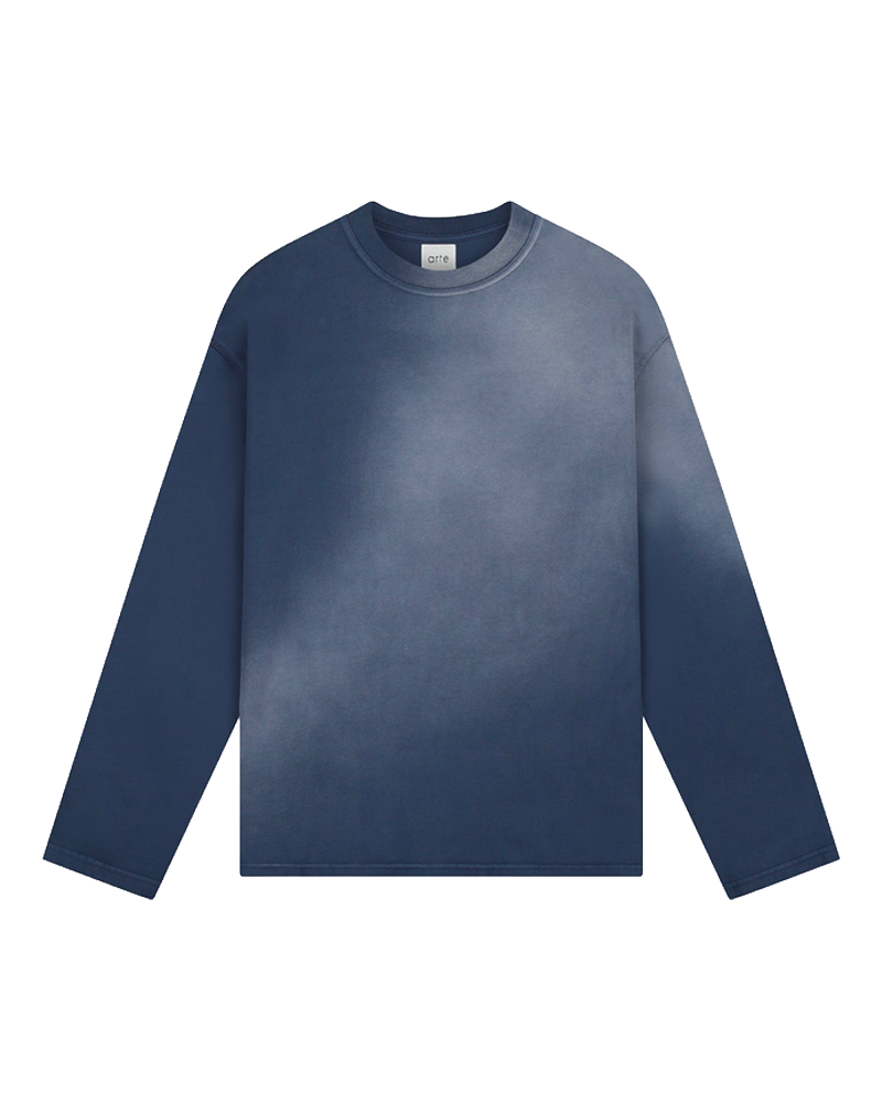 STENCIL SUNFADE LONGSLEEVE NAVY