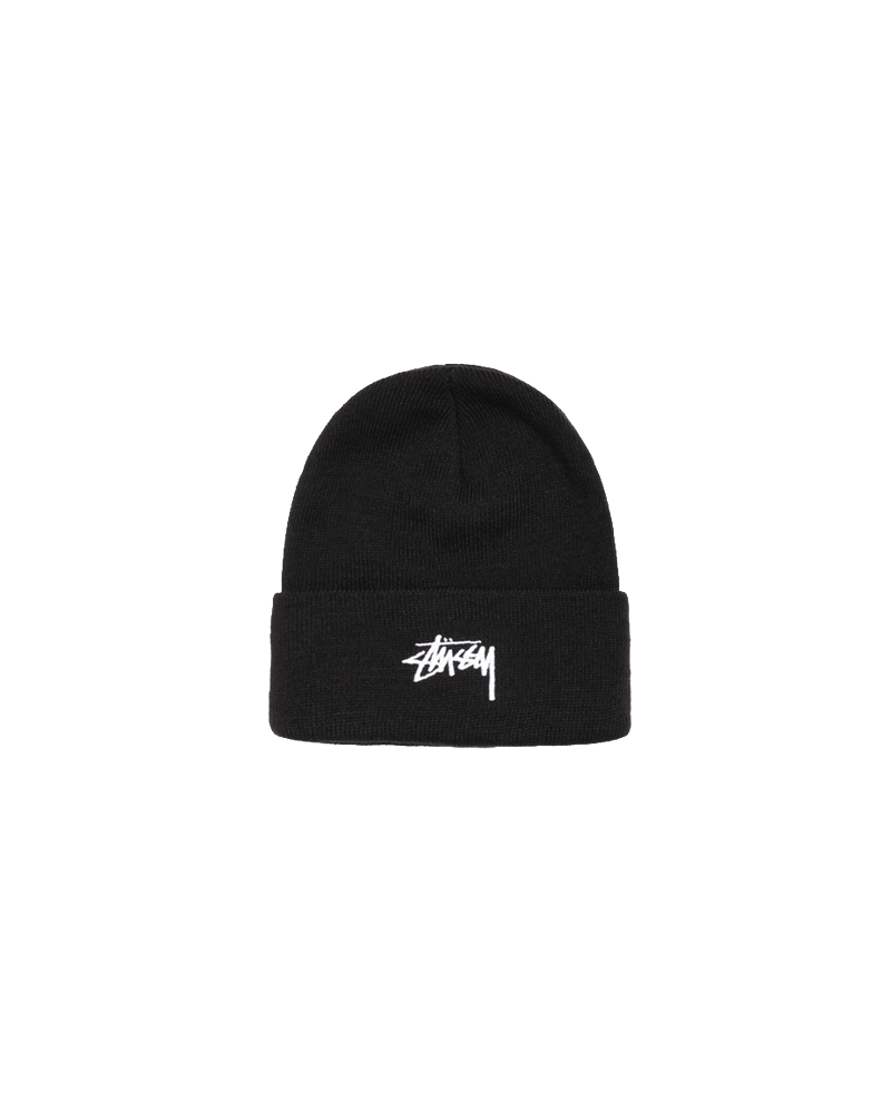 STOCK CUFF BEANIE BLACK