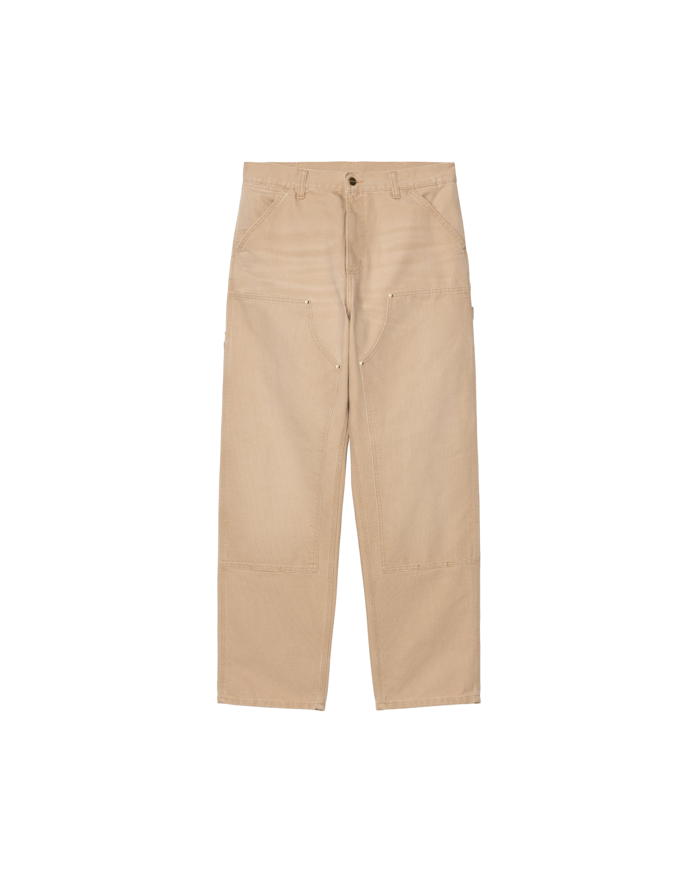 Pantalon Carhartt WIP Double Knee beige sable double genou, face