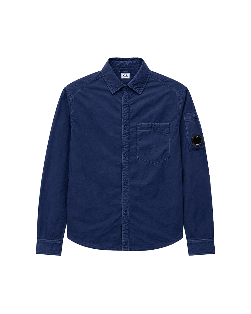 Surchemise C.P. Company coloris Peacoat — vue de face