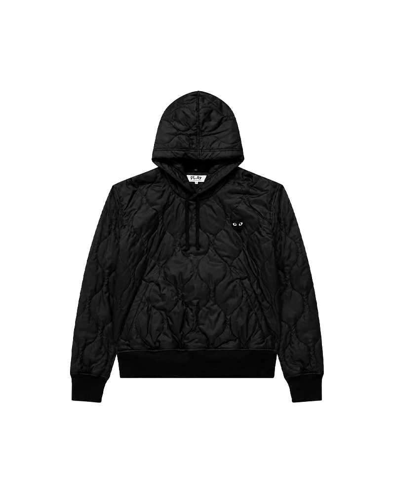 HOODIE LOGO PRINT BLACK BLACK