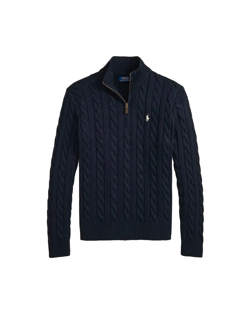 DRIVER HALF ZIP PULLOVER HUNTER NAVY