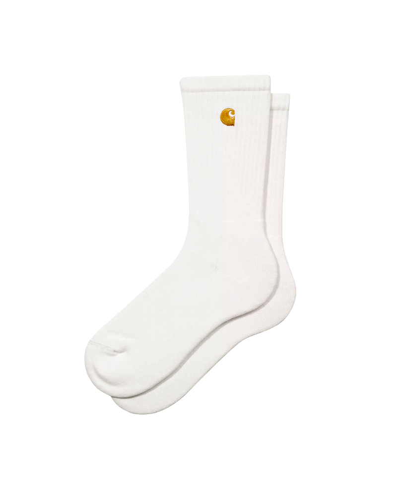 SOCKS CHASE COTON STRETCH WHITE GOLD