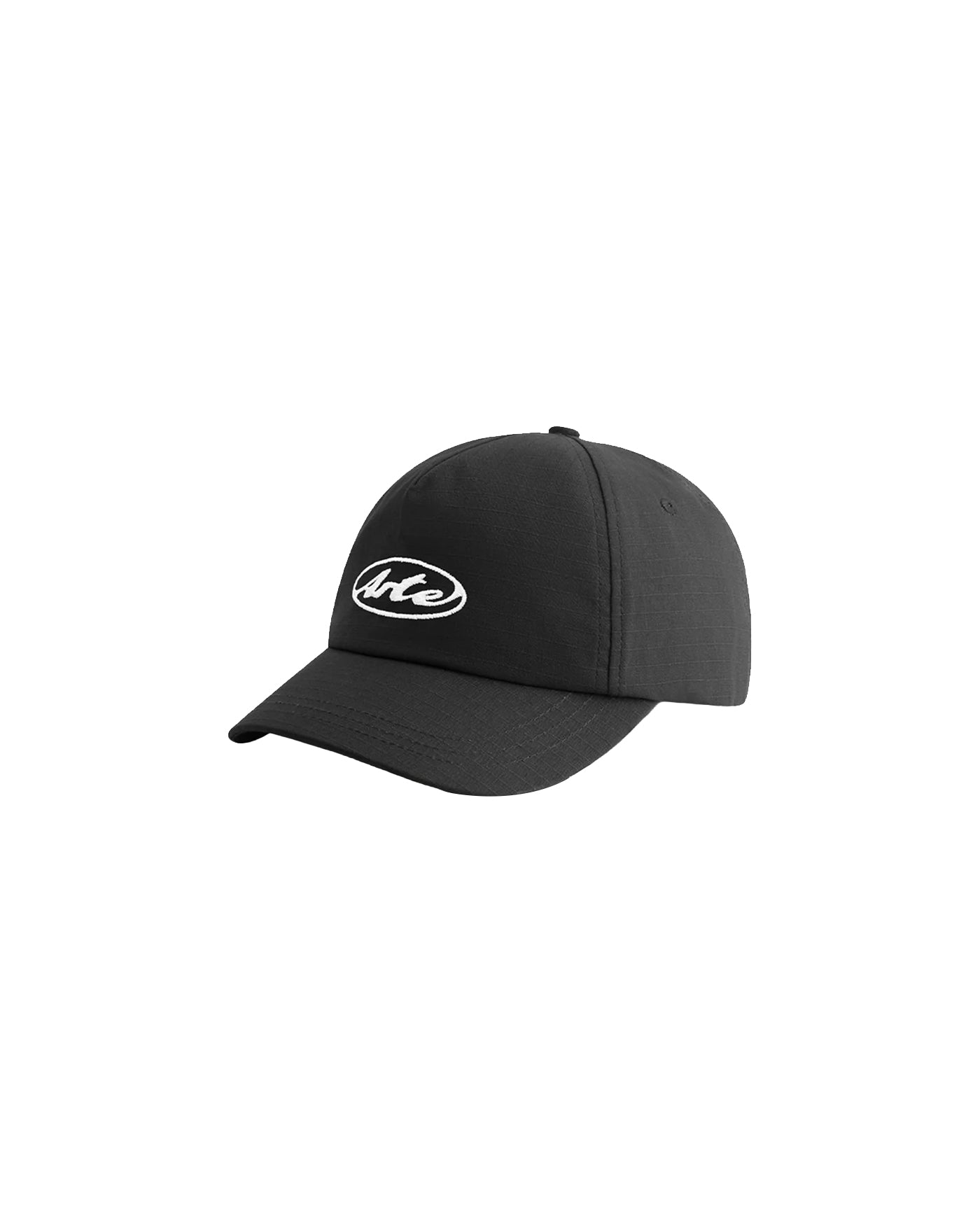 Casquette Arte Antwerp noire logo rond brodé blanc profil droit