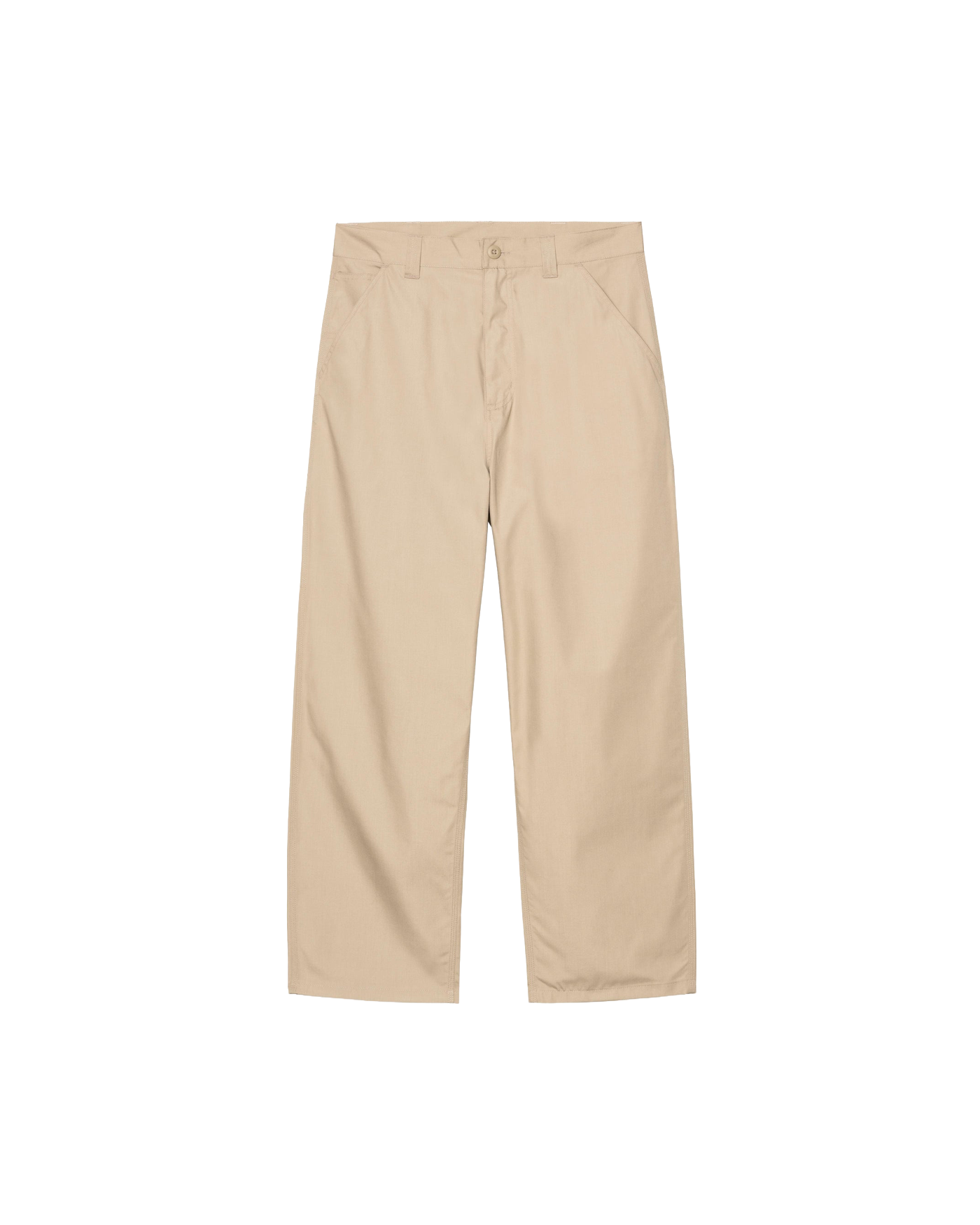 Pantalon Carhartt WIP beige sable simple genouillère coupe large face