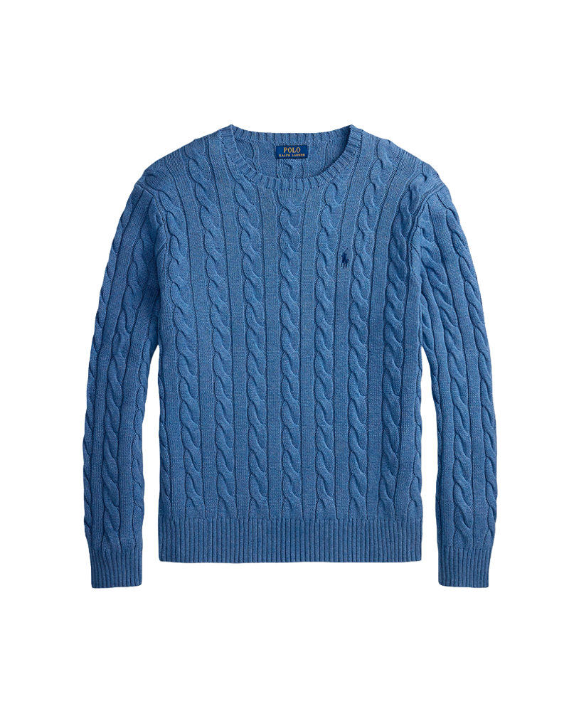 DRIVER PULLOVER BLUE BORAGE HEATHER