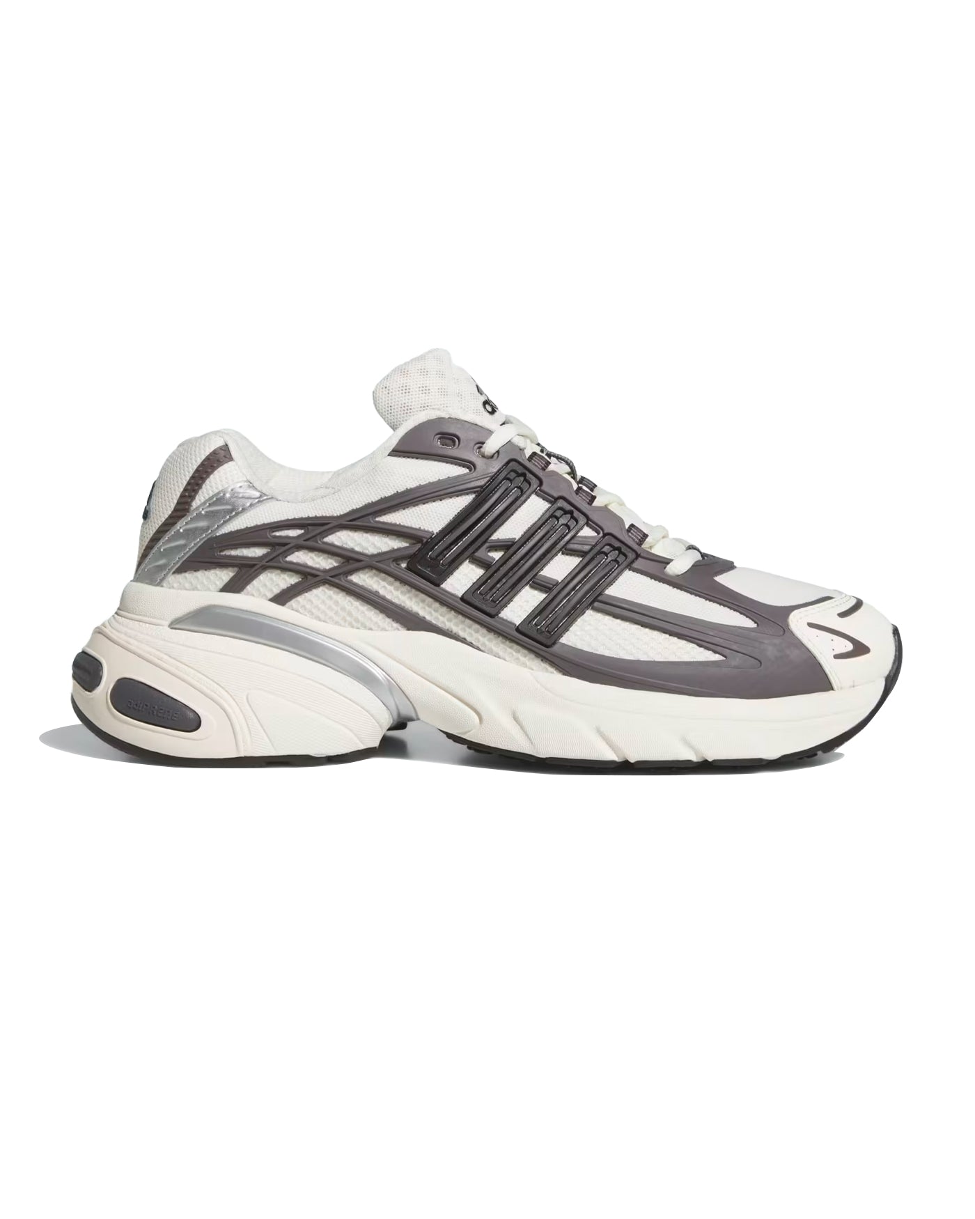 Sneakers Adidas Adistar XLG 2.0 blanc gris et noir profil gauche