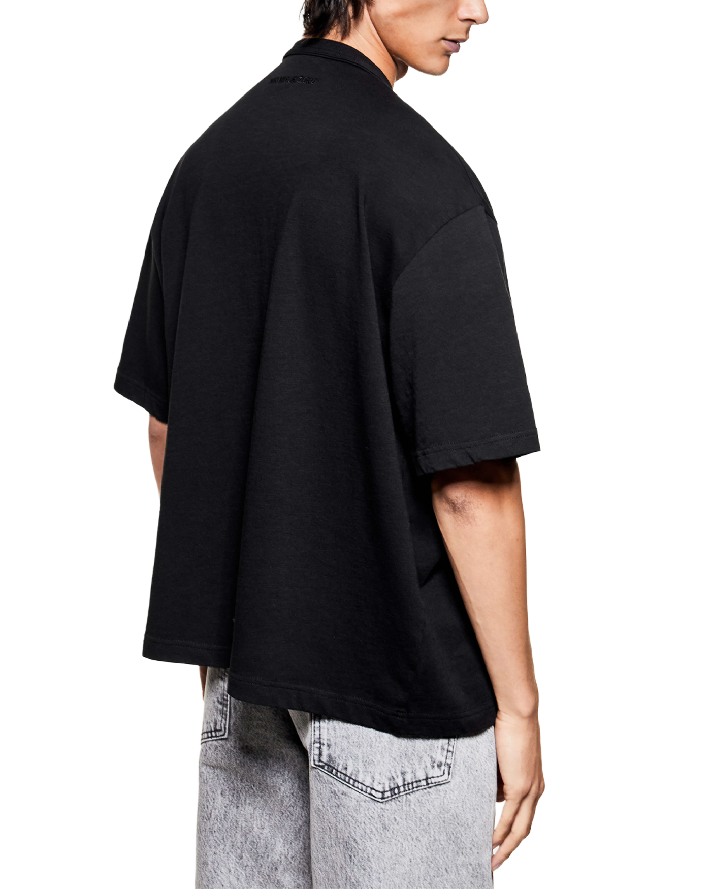 220 GSM SLUB T-SHIRT BLACK