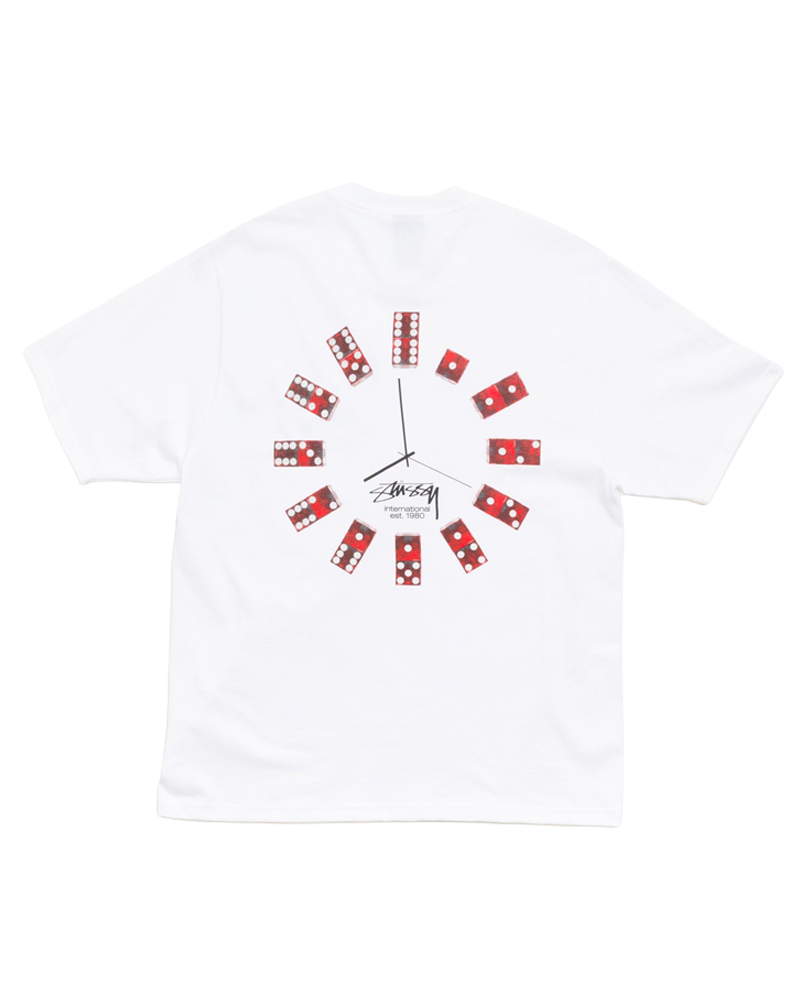 DICE CLOCK TEE WHITE