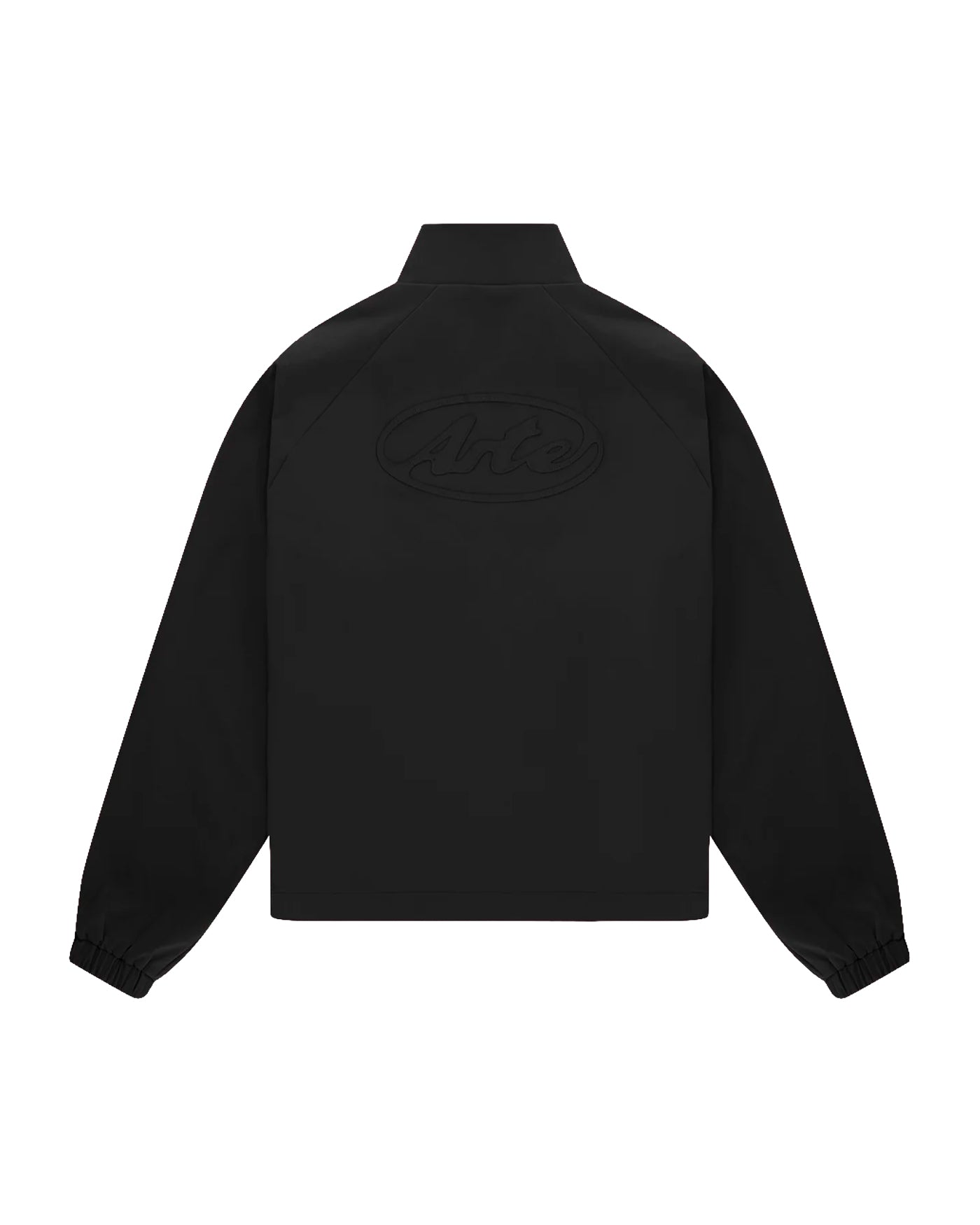Veste Arte Antwerp Branded Track noire patch logo ovale dos flat