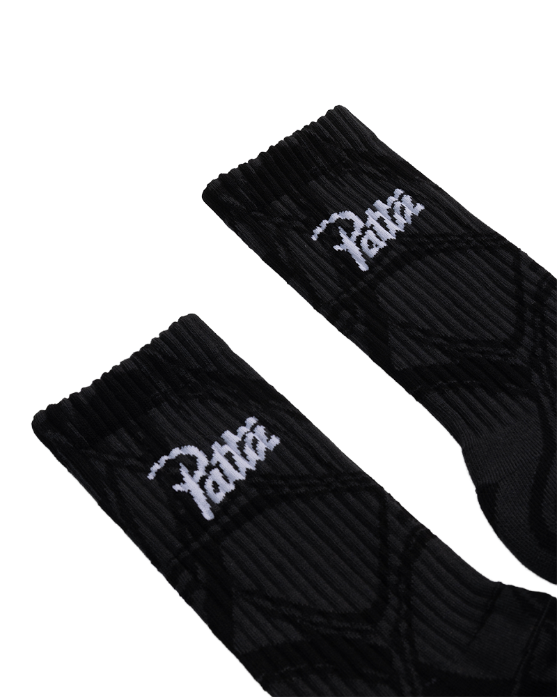 CHAUSSETTES THORNS GREY PINSTRIPE