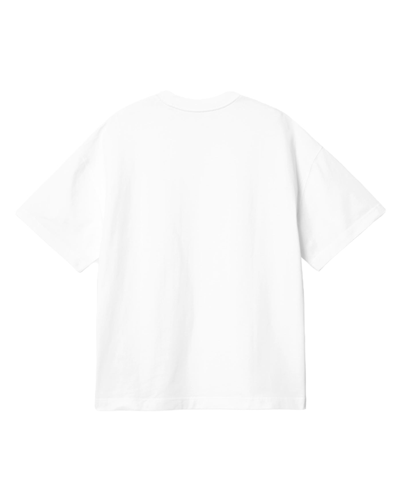 T-shirt Carhartt WIP blanc Link Script dos vue flatlay fond blanc