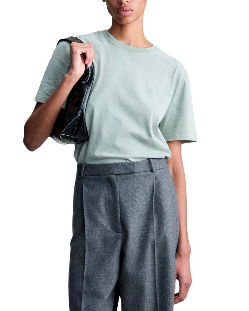 T-SHIRT GABBY VERT GRISE
