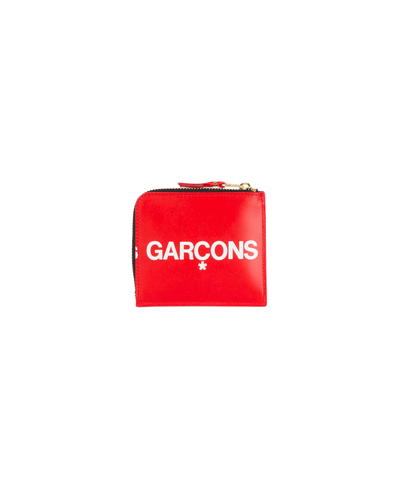 WALLET HUGO LOGO ROUGE