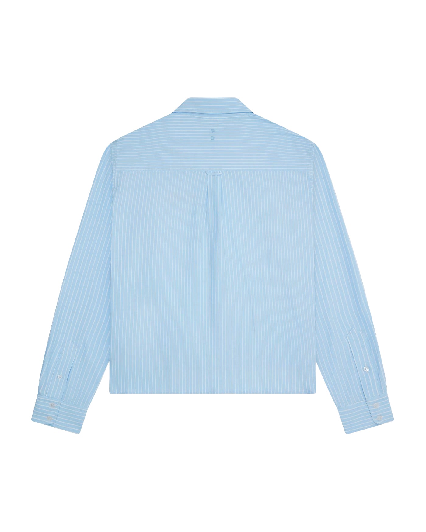 Chemise About Blank Oxford Script rayures bleu et blanc vue dos