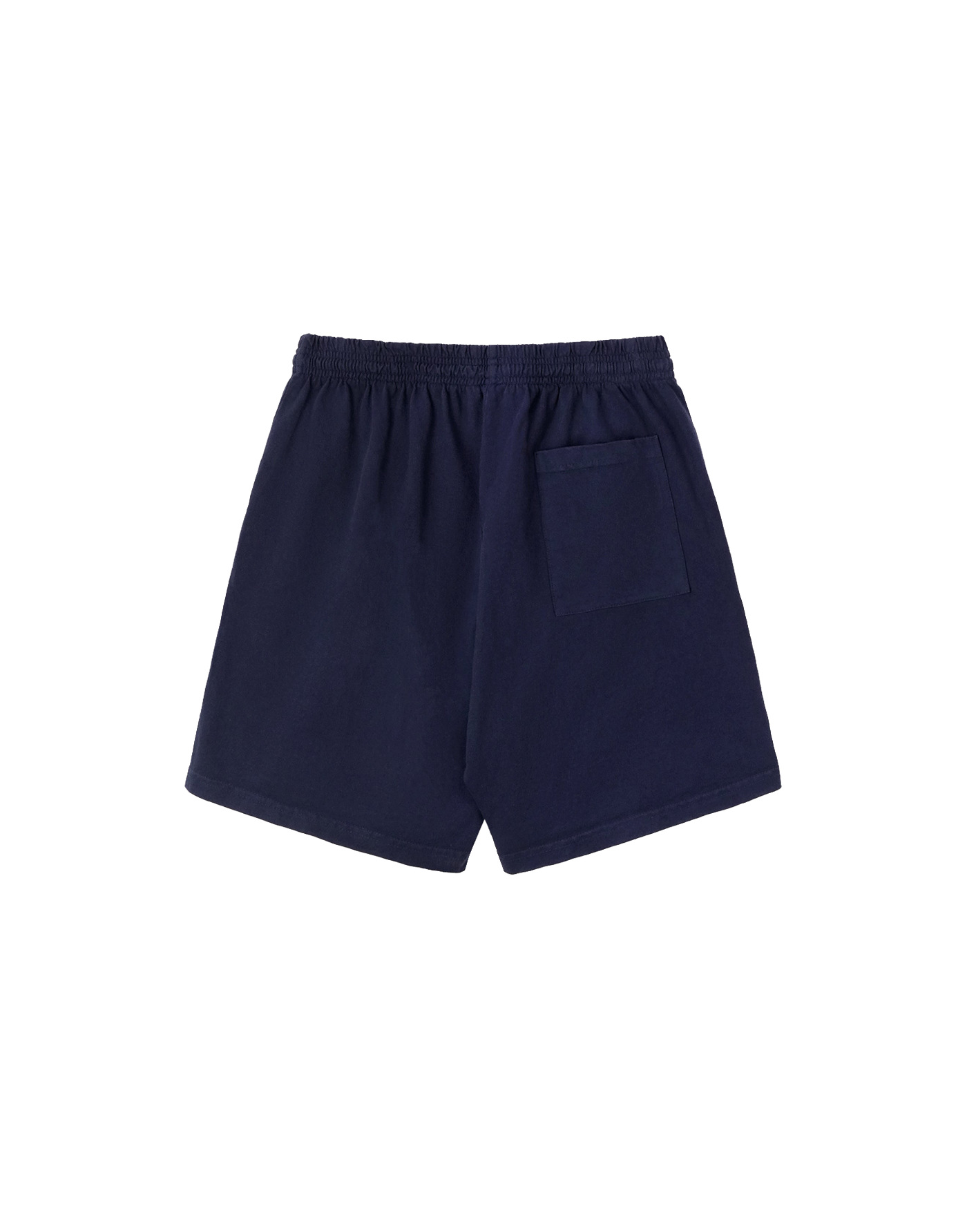 Short Sporty and Rich Varsity Crest Gym bleu marine coton dos