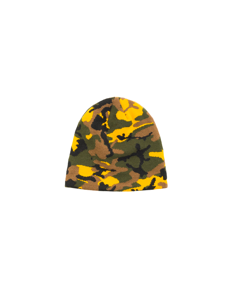 BASIC JACQUARD SKULLCAP YELLOW CAMO