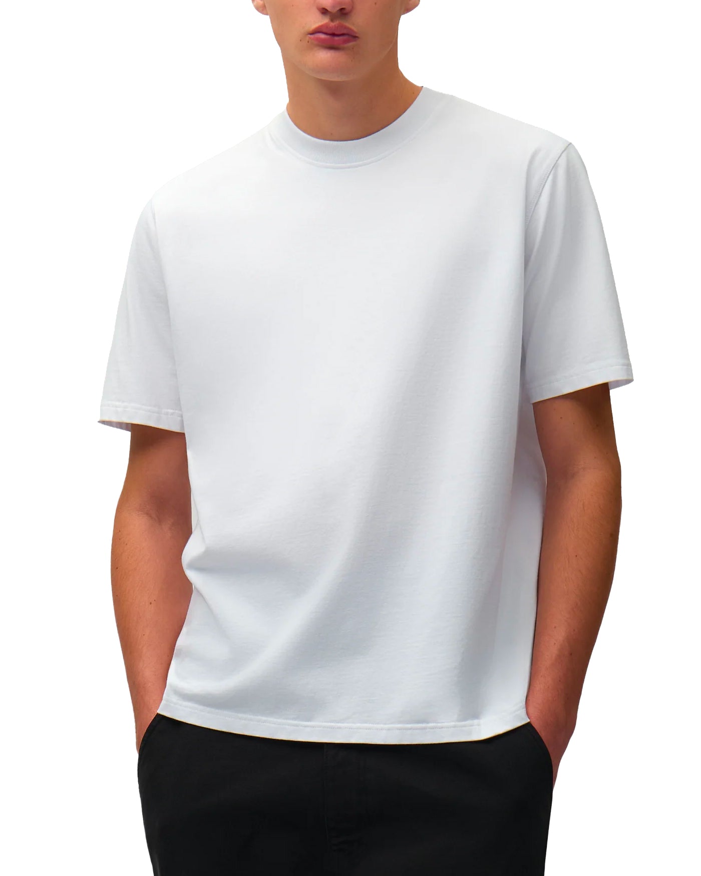 T-shirt logo Arte Antwerp blanc manches courtes col rond vue face