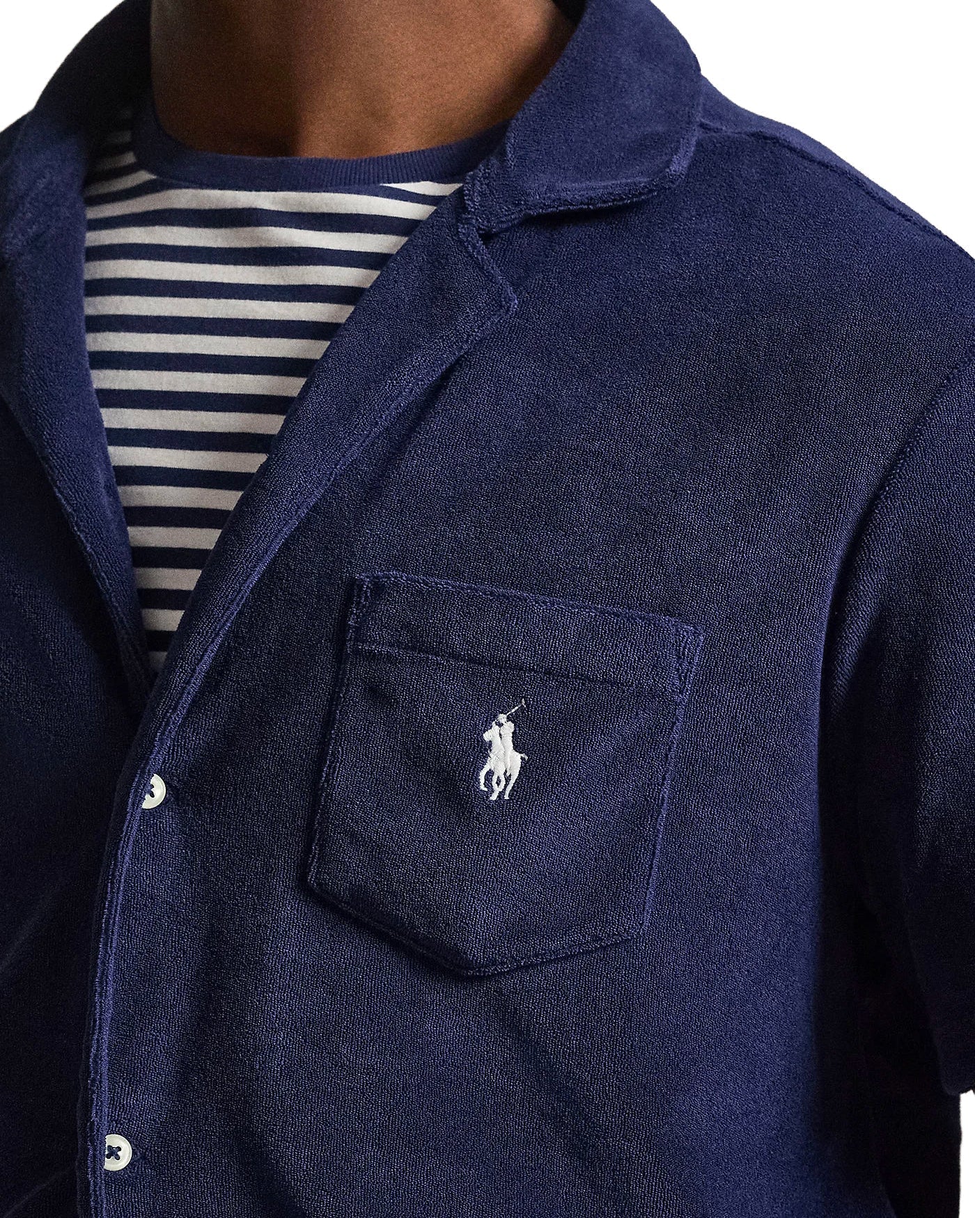 CHEMISE EPONGE NAVY