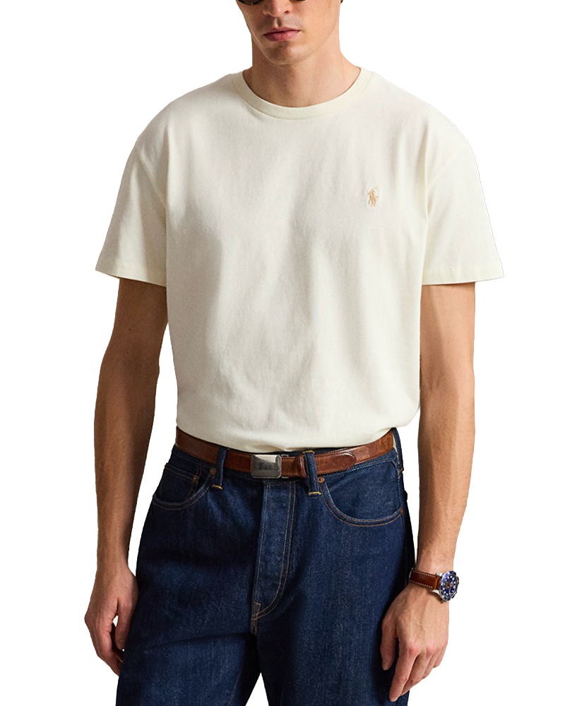 KNIT-T-SHIRT CLUBHOUSE CREAM