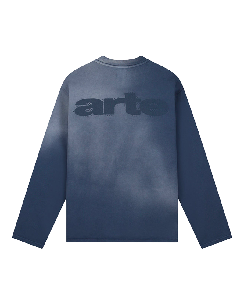 STENCIL SUNFADE LONGSLEEVE NAVY