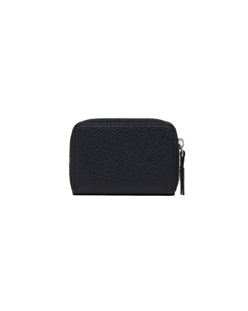 COIN HOLDER ZIP BLACK