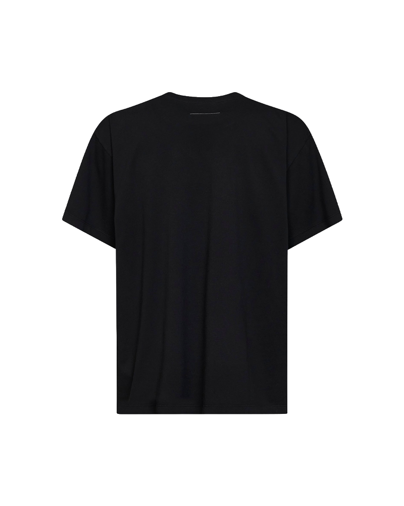 T-SHIRT NUMERIC MN6 EN COTON NOIR