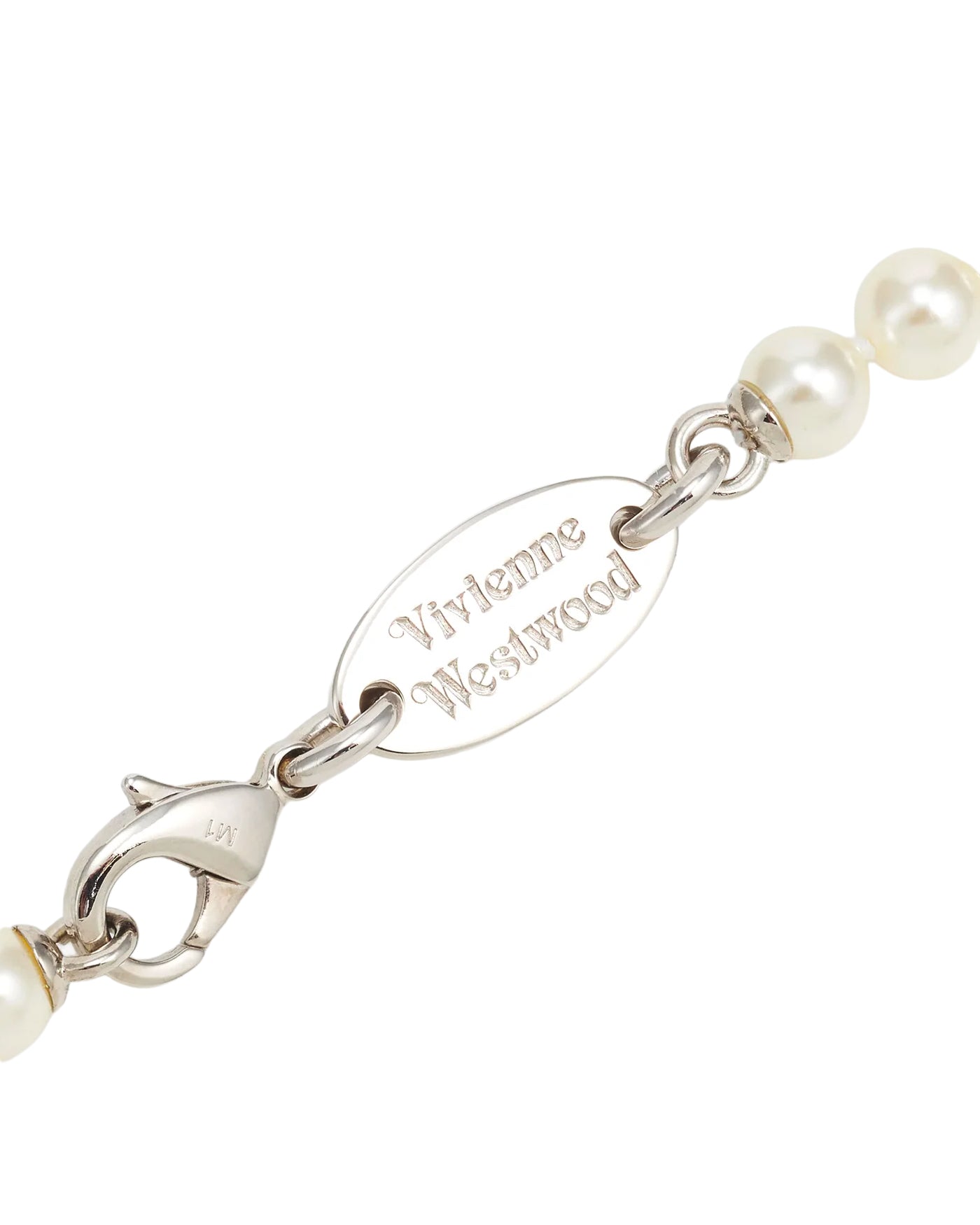 NECKLACE STUART PEARL PLATINIUM WHITE