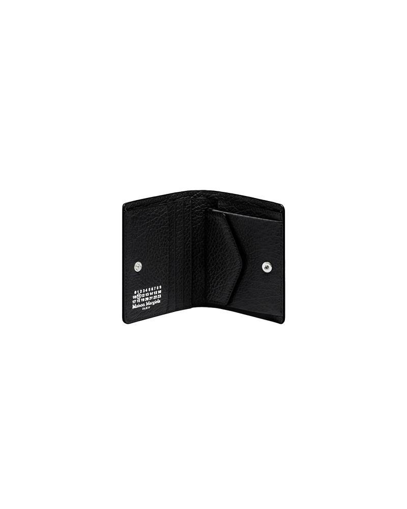 FOUR STITCHES POCKET CARDHOLDER BLACK