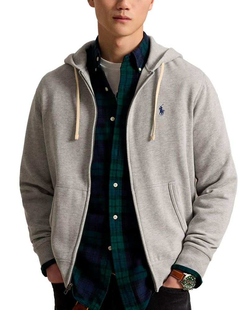 LSFZHOODM6-LONG SLEEVE-KNIT ANDOVER HEATHER