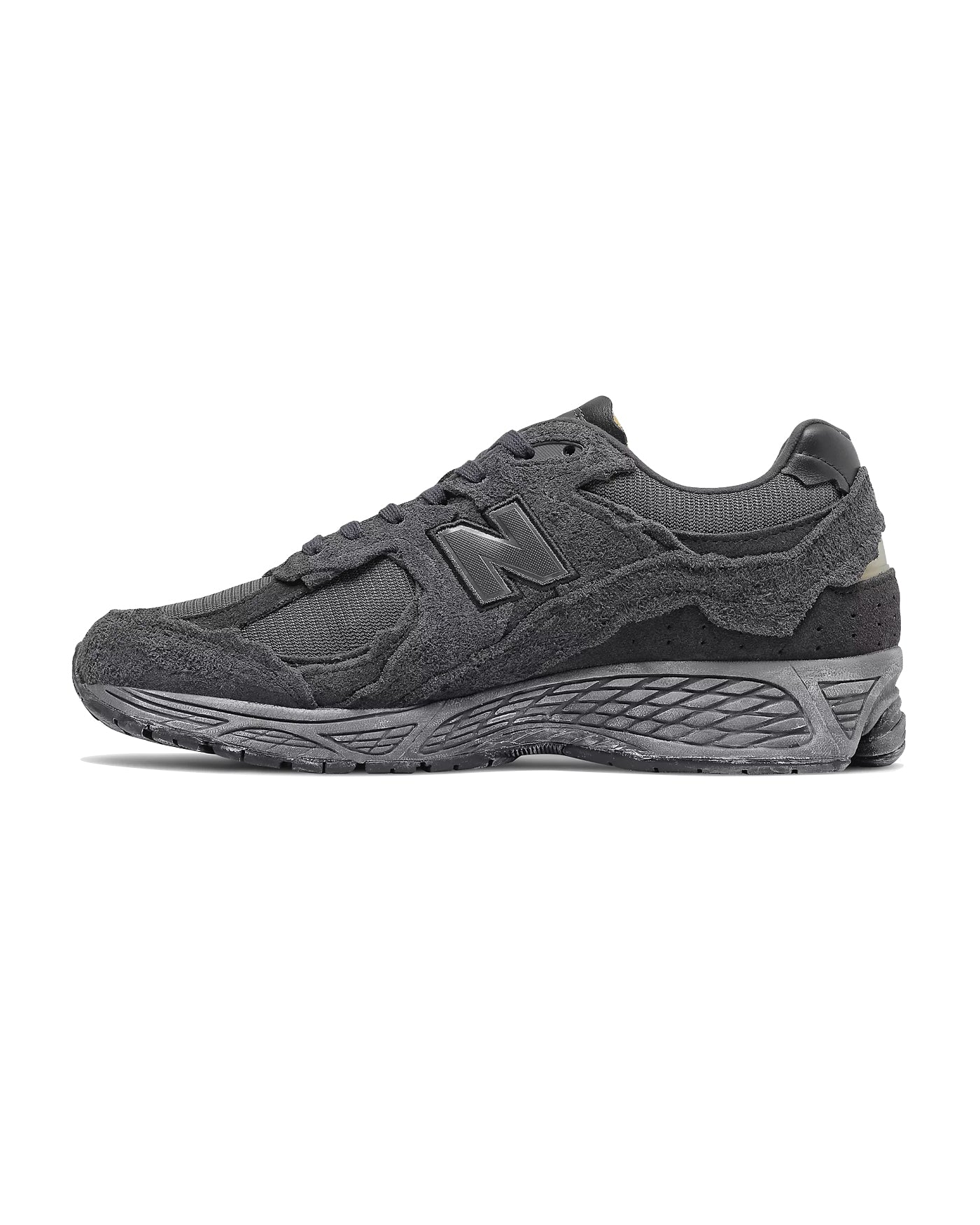 Sneakers New Balance 2002R Phantom coloris gris anthracite profil gauche