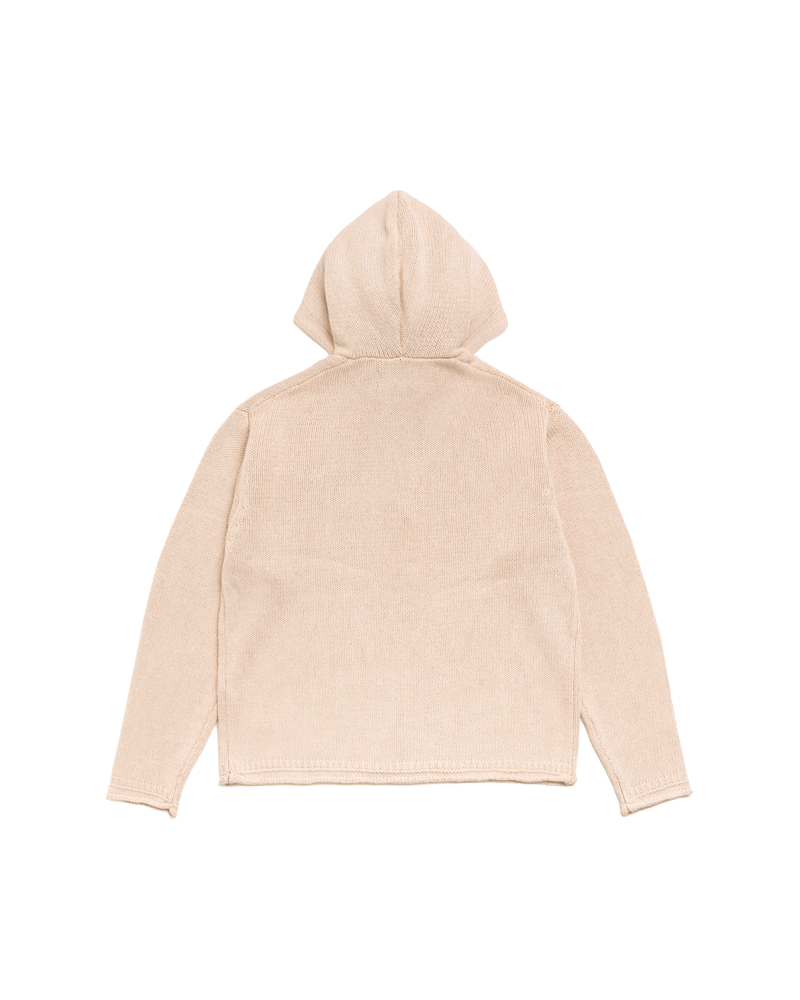 BEACH HOODED SWEATER OATMEAL