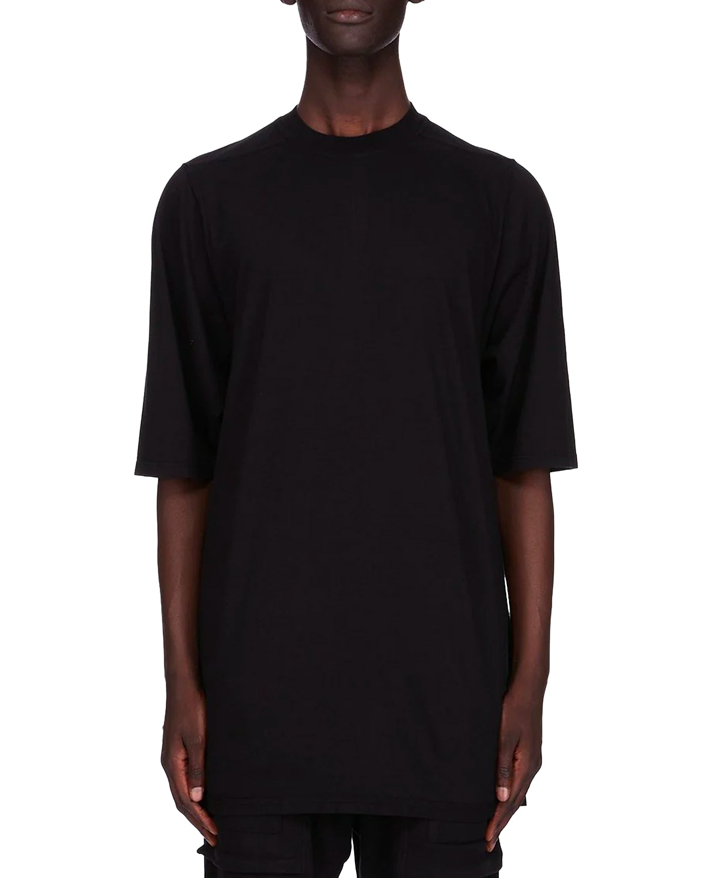 T-shirt oversize Rick Owens DRKSHDW noir col rond manches face