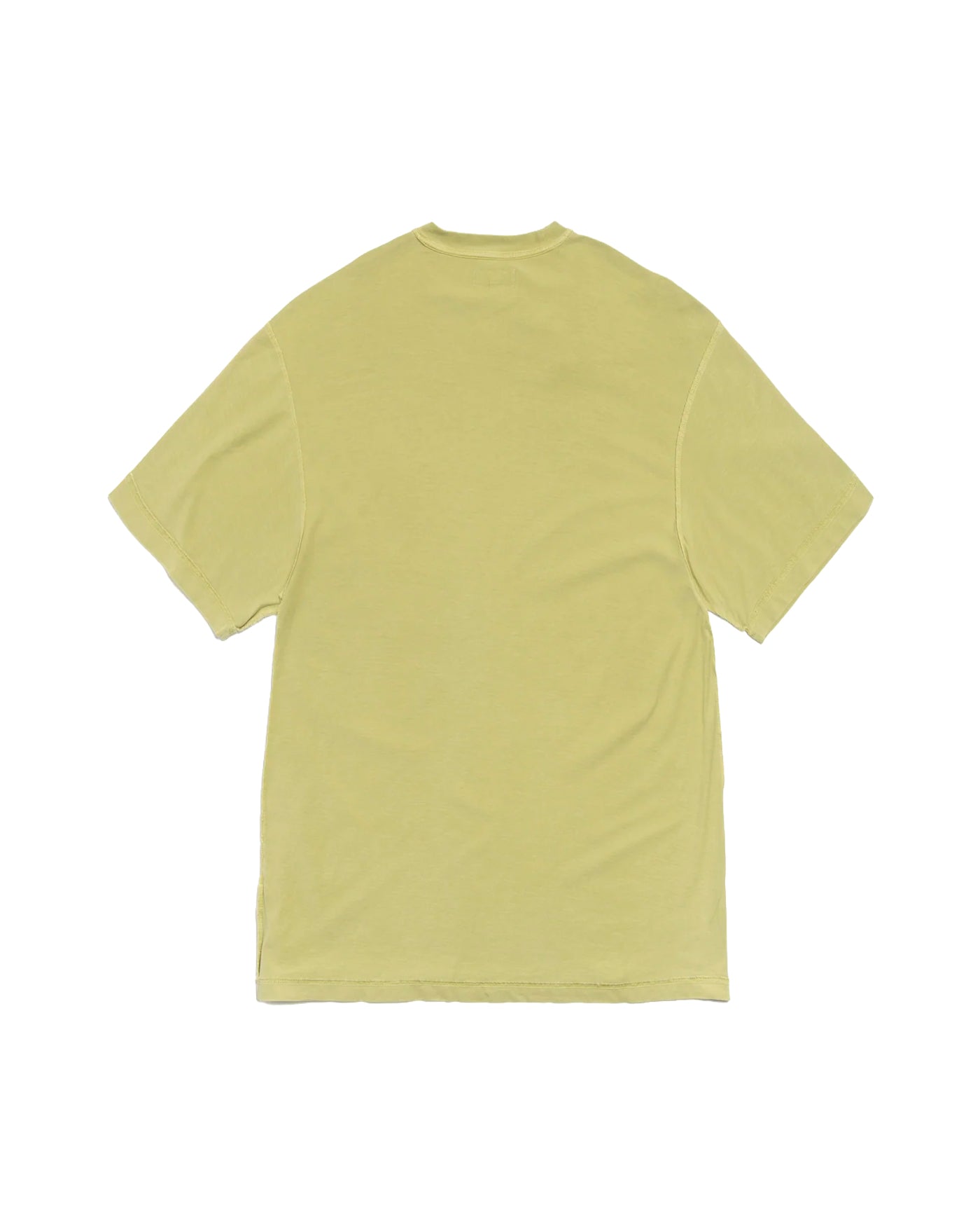 T-shirt Stüssy Lazy manches courtes vert olive clair oversize dos