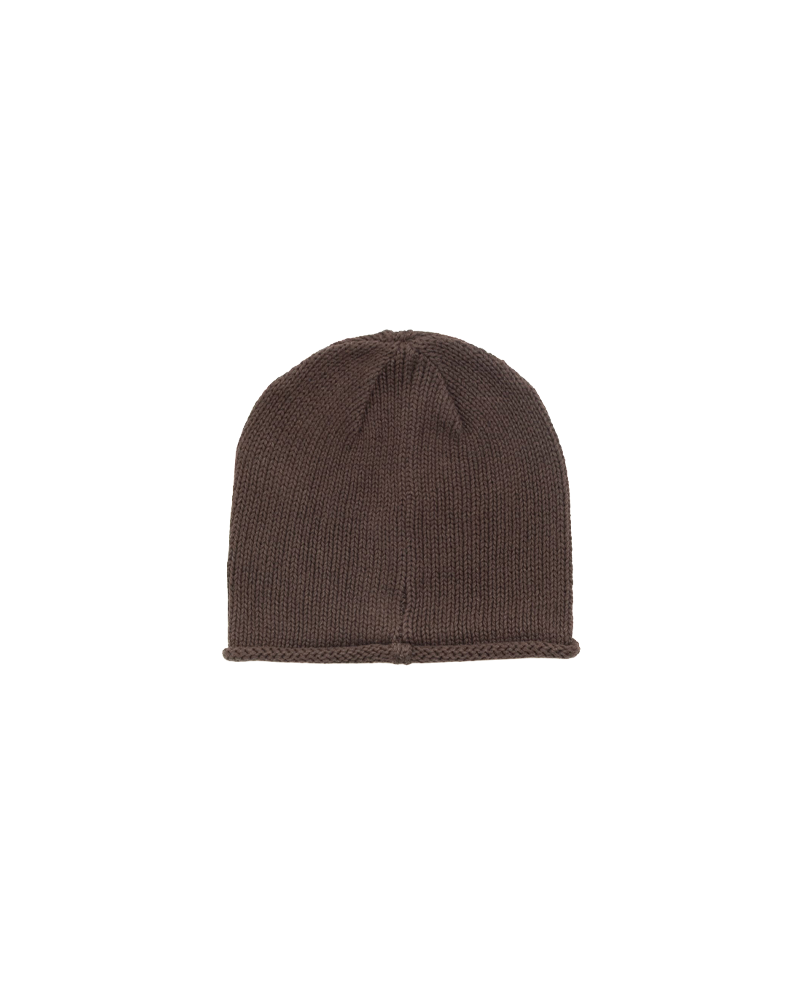 S KNIT SKULLCAP BROWN
