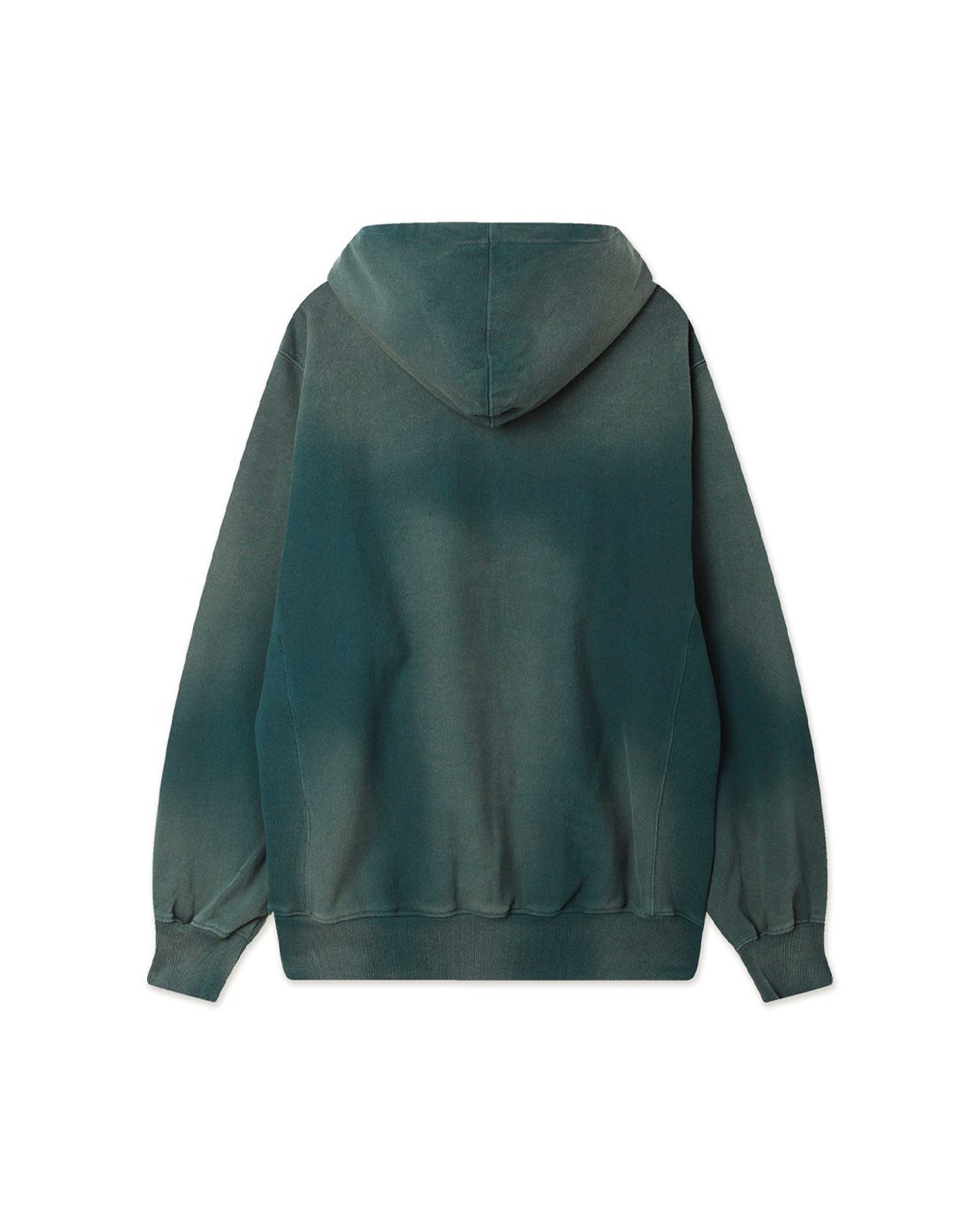 HOODIE EMBROIDERY FADED INDIGO