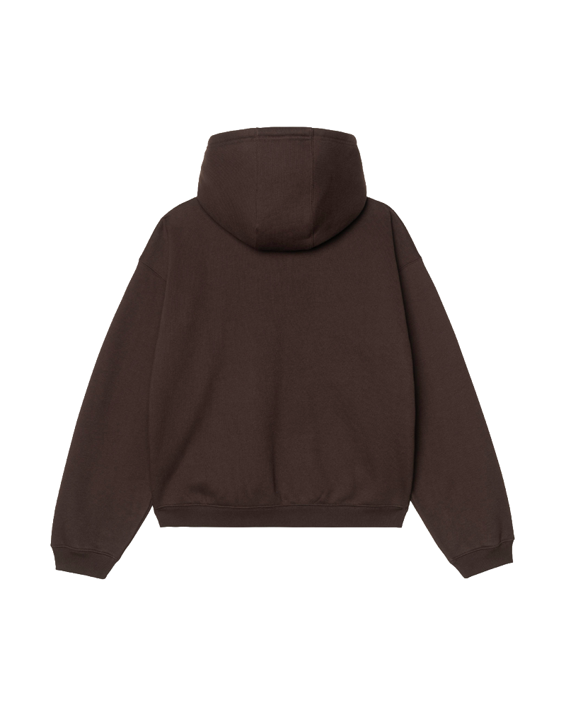 HOODED EBBERT JACKET TOBACCO / WHITE