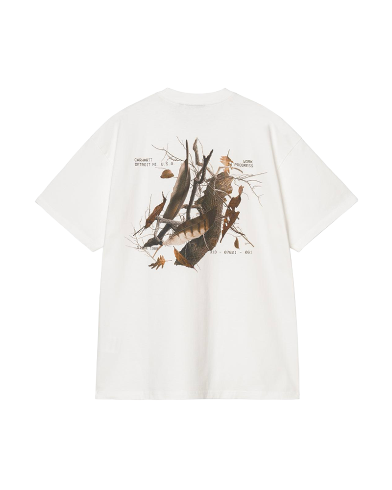 T-SHIRT FEATHER PROGRESS WHITE